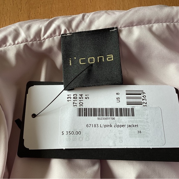 i’cona Pink Zipper Jacket - Picture 4 of 4